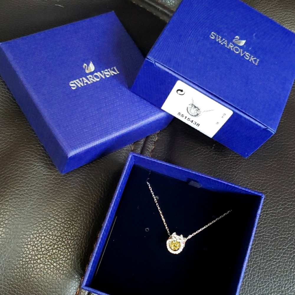 Swarovski Sparkling Cat Necklace